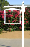 Prestige Post with Green Stripe <br/> (shown with a vertical 18in by 24in frame)